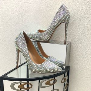 Women studded stiletto